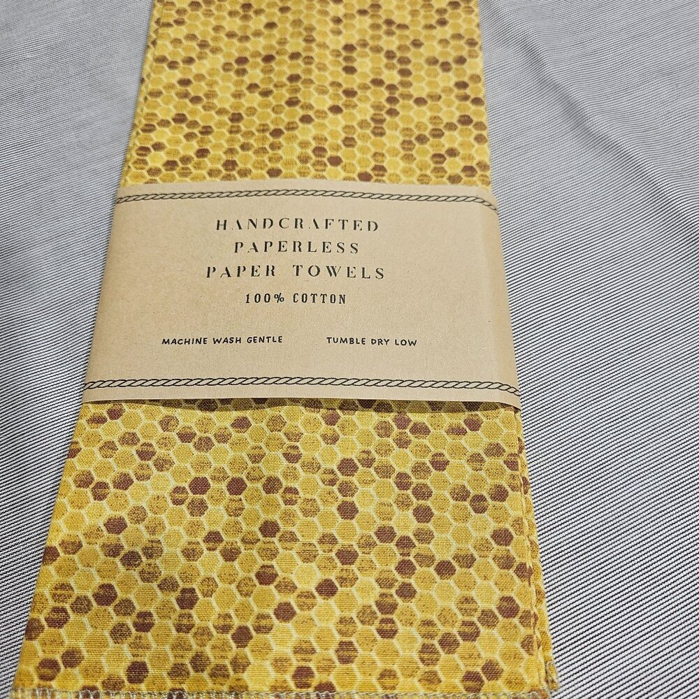 Sustainable 6pk Paperless Paper towels Honeycombs